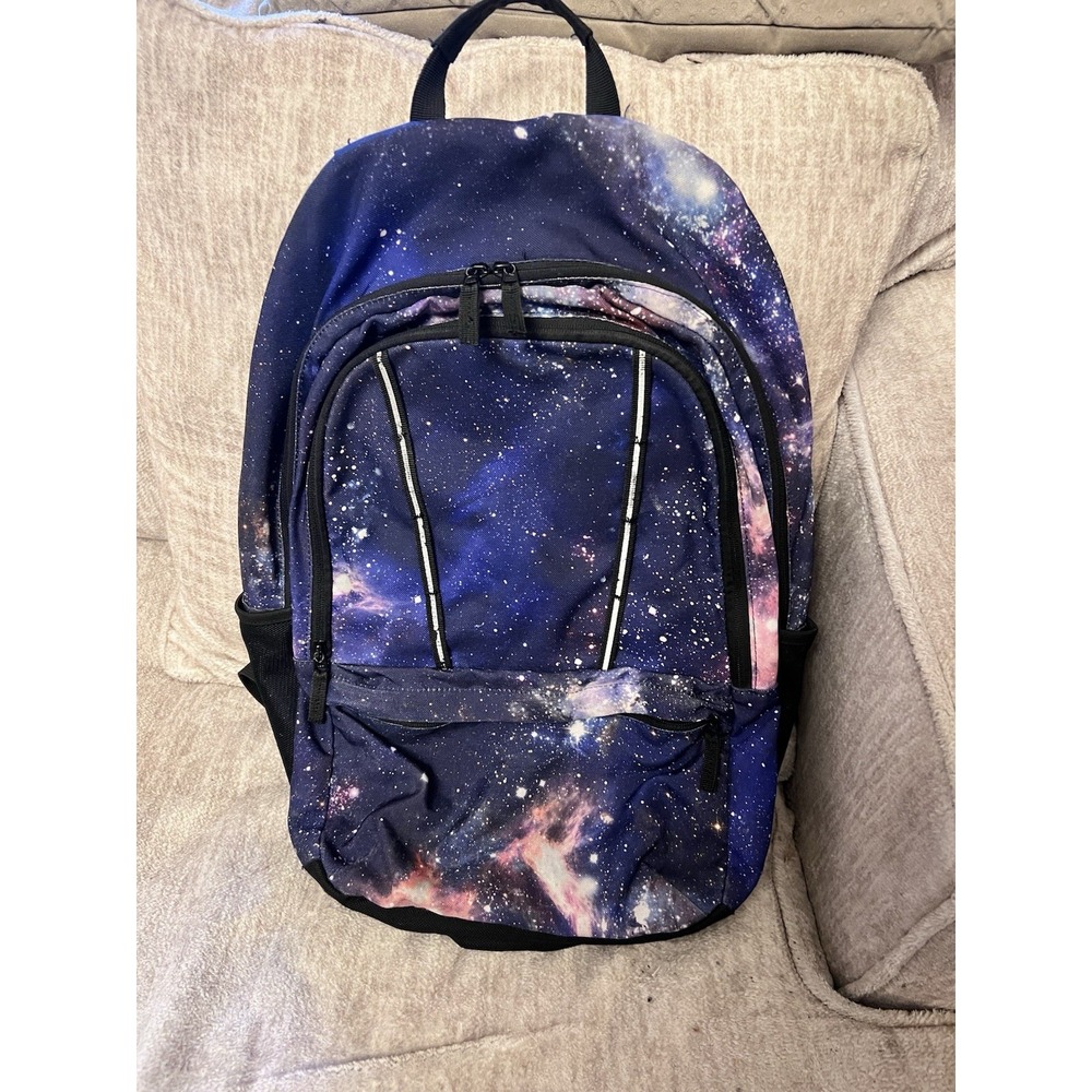 Lands End Blue Intergalactic Space Theme Backpack